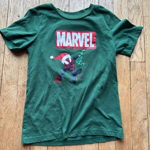 Marvel Kids Green Spider-Man Miles Morales T-Shirt